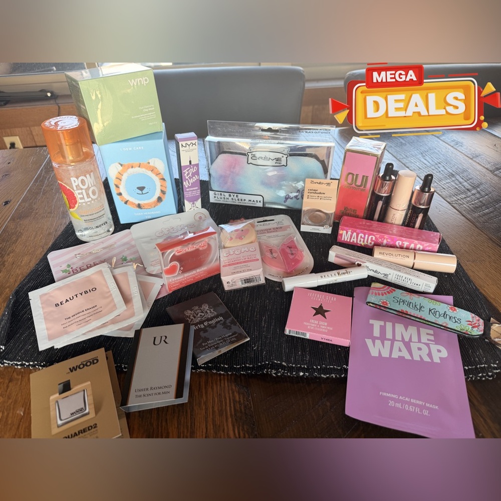 K-Beauty Mega Bundle Skincare The Crème Shop I Dew Care Juicy Oui Couture NYX